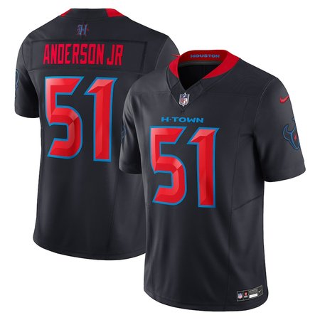 Men's Will Anderson Jr. Navy Houston Texans #51 2nd Alternate Vapor F.U.S.E. Limited Jersey